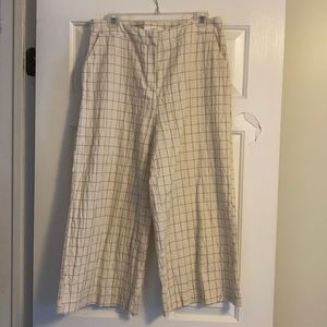 Dress Pants with windowpane pattern